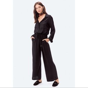 Black Long Sleeve Jumpsuit